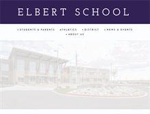 Tablet Screenshot of elbertschool.org